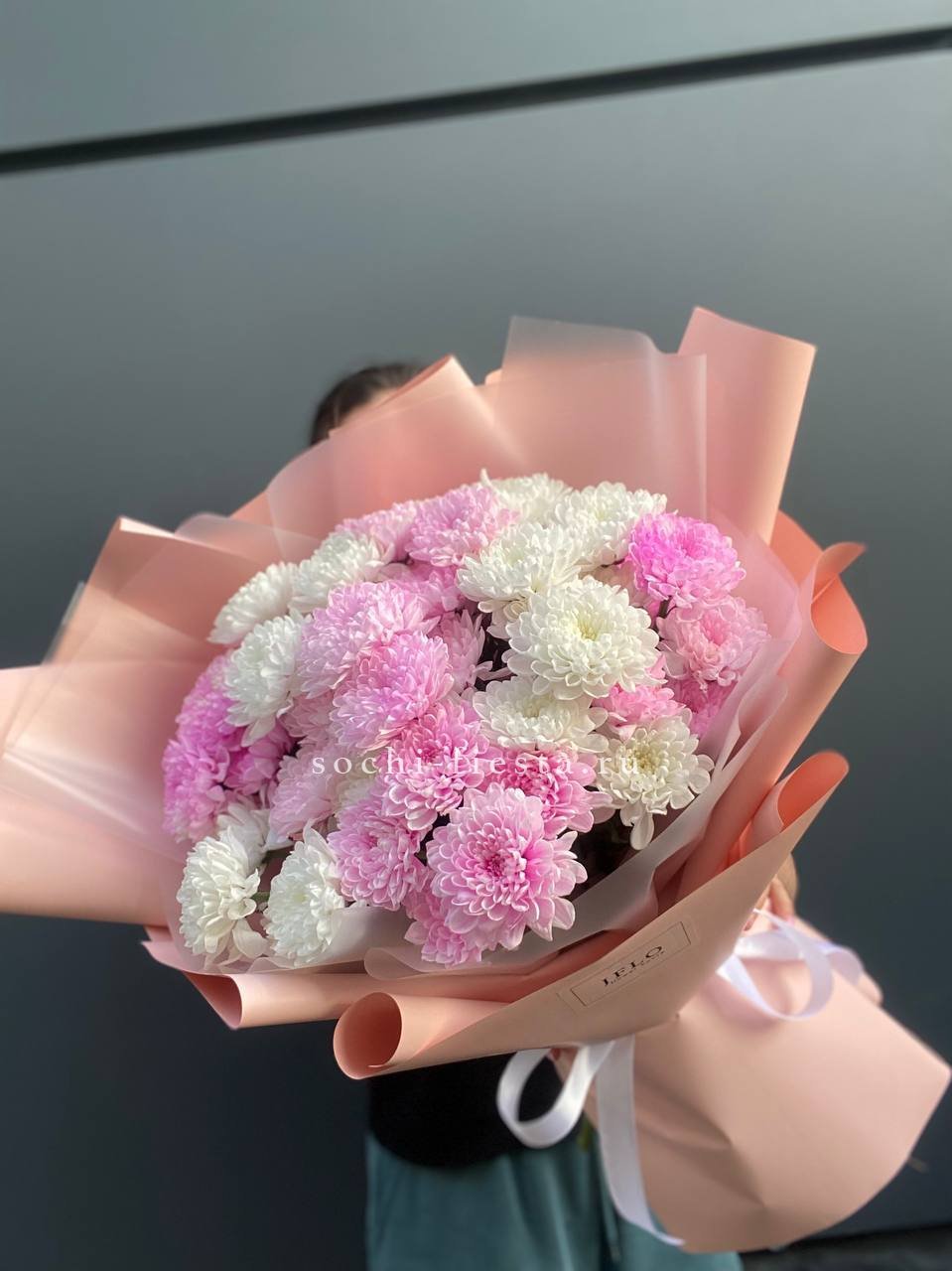 Розовые букеты