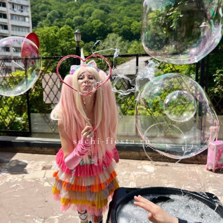 Шоу мыльных пузырей в Балашихе