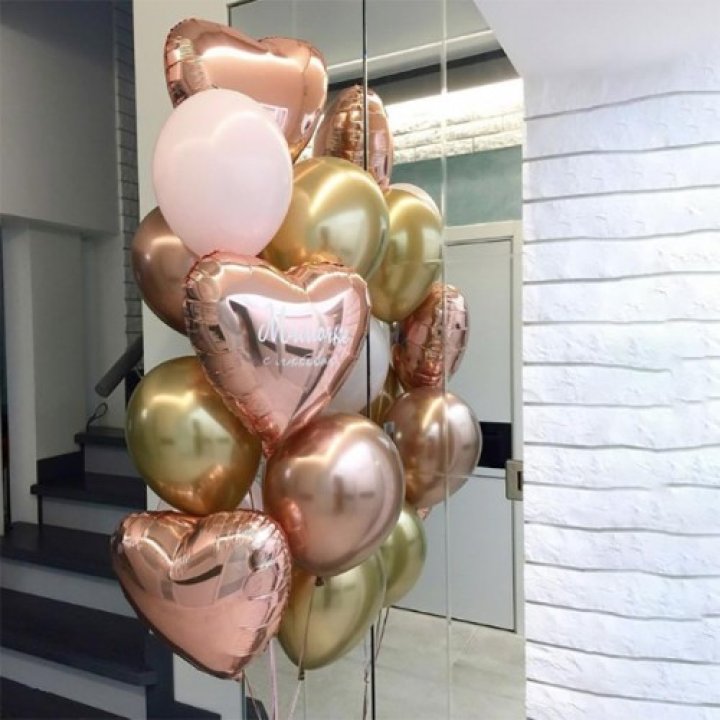 Фонтан шаров "От сердечка" в Балашихе