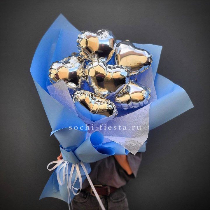 Букет из шаров сердец  №2 в Балашихе