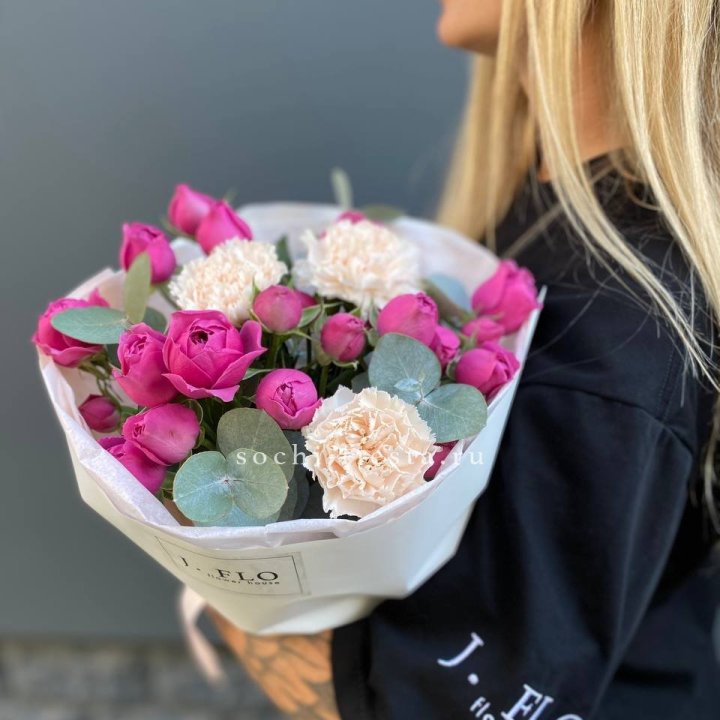 Букет с мисти бабблс №2 в Балашихе