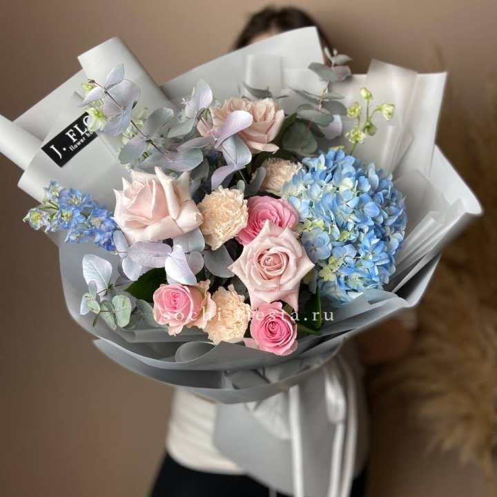 Букет с гортензией № 4 в Балашихе