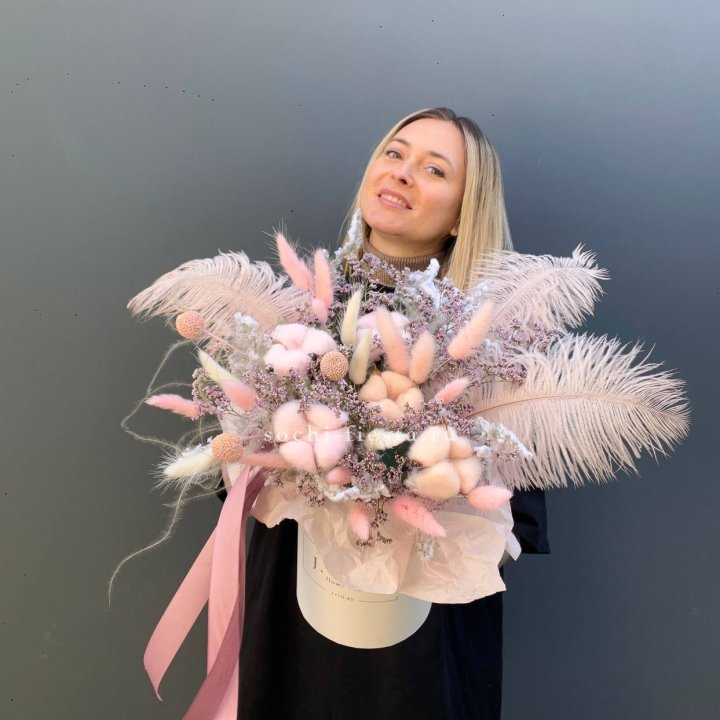 Авторский бокс с сухоцветами в Балашихе