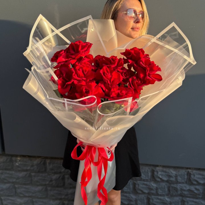  Букет  высоких роз 15 шт в Балашихе