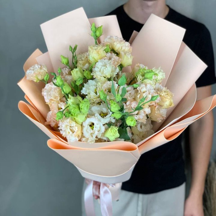 Букет эустом "Крем" в Балашихе