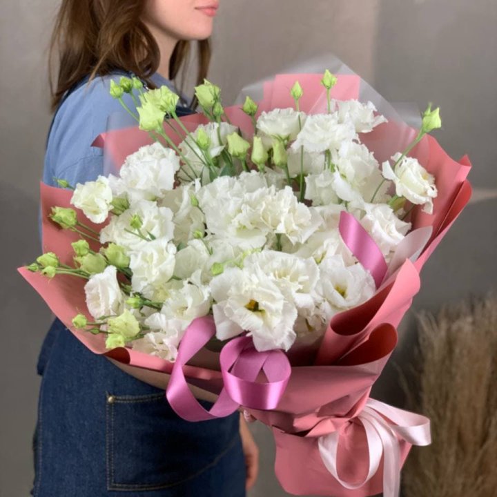 Букет эустом "Пудра" в Балашихе