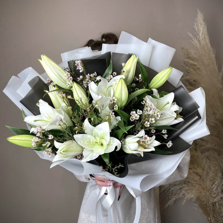 Букет лилий Снежная королева в Балашихе