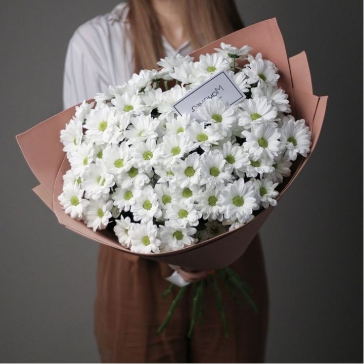 Хризантемы в крафте в Балашихе