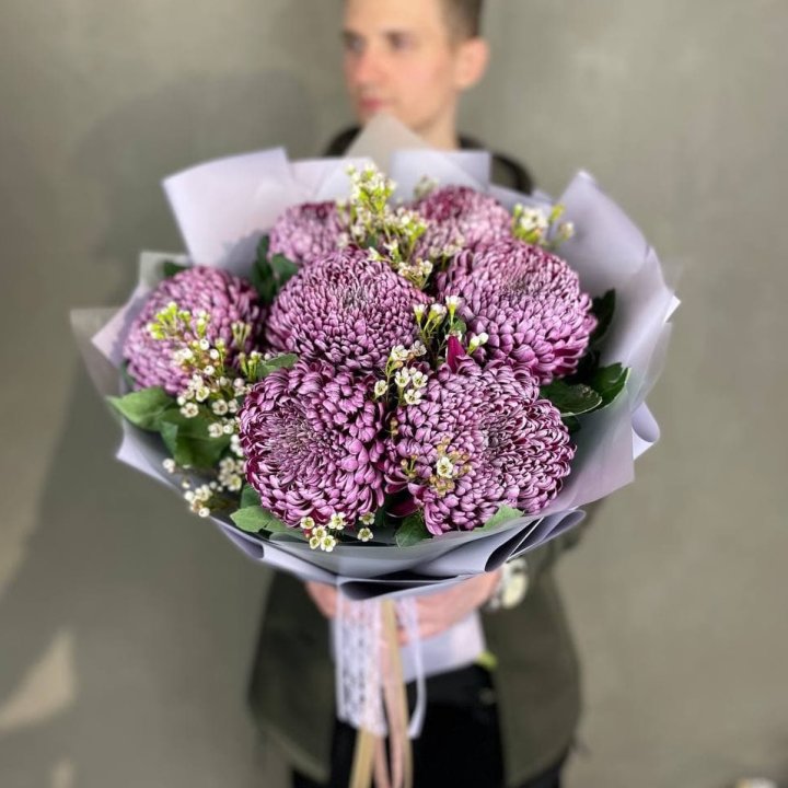 Букет хризантем "Палермо" в Балашихе