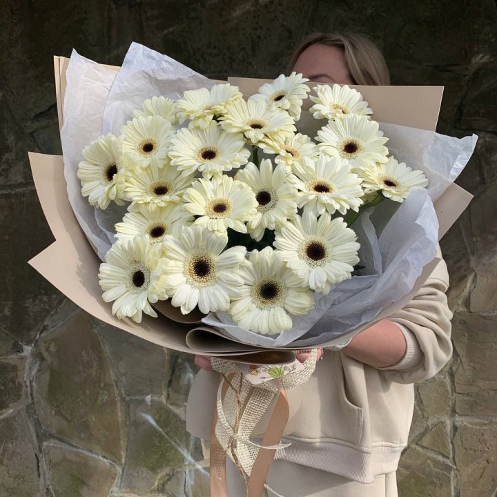 Букет голландских гербер "Шейн"" в Балашихе