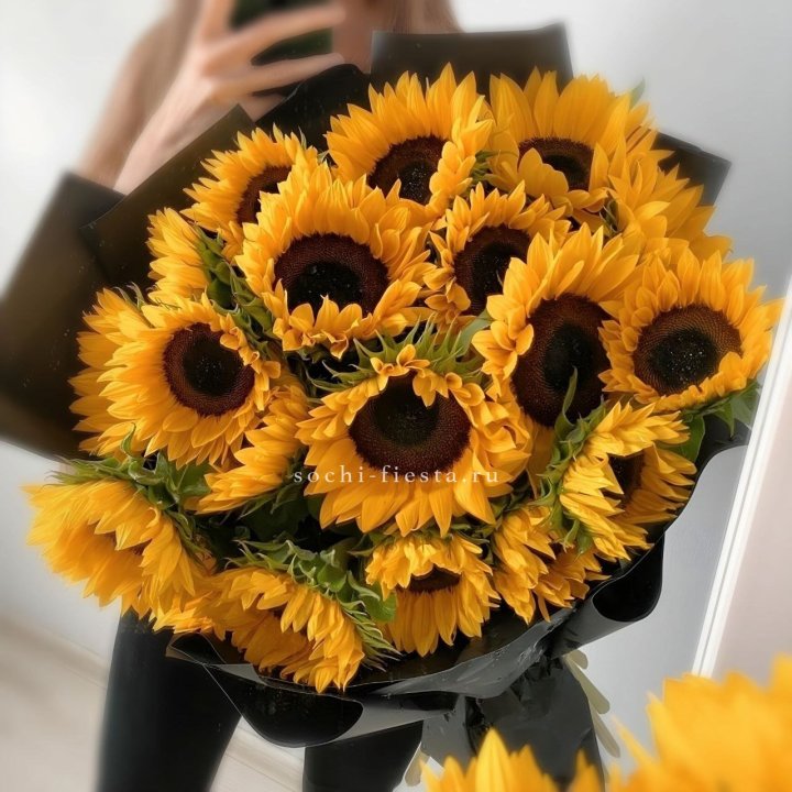Букет подсолнухов "Гига" в Балашихе