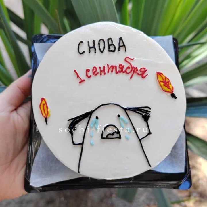 Бенто-торт "Не опять, а снова..." в Балашихе