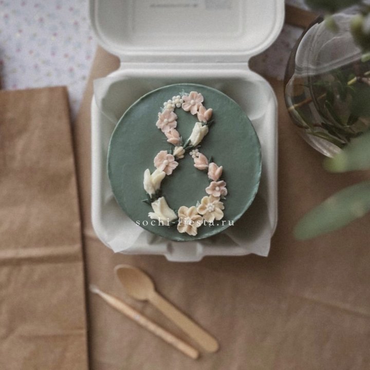 Бенто-торт "8 марта" green  в Балашихе