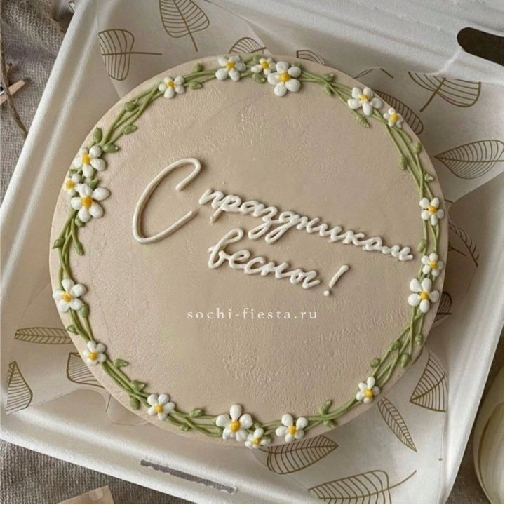 Бенто-торт "C праздником весны!"  в Балашихе