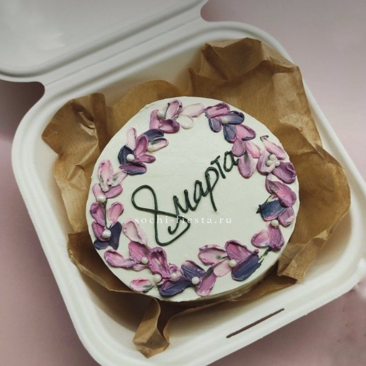 Бенто-торт "8 марта цветы"  в Балашихе
