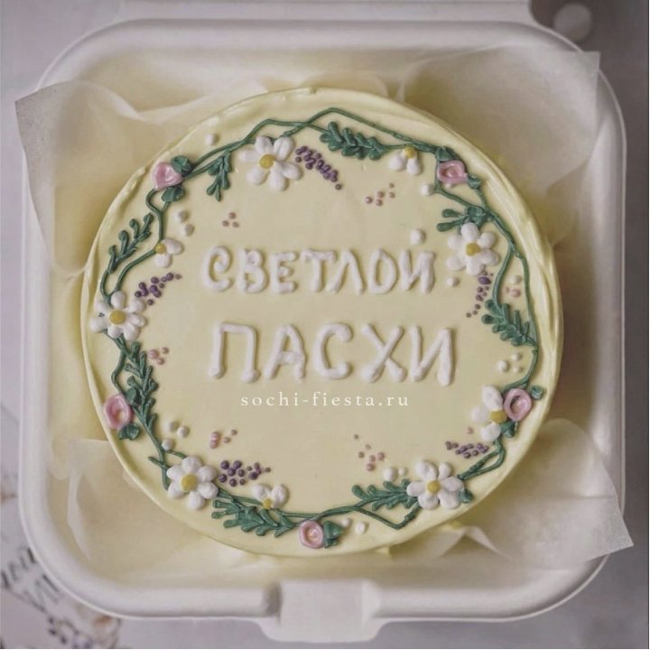 Бенто-торт "Светлой Пасхи" 2 в Балашихе