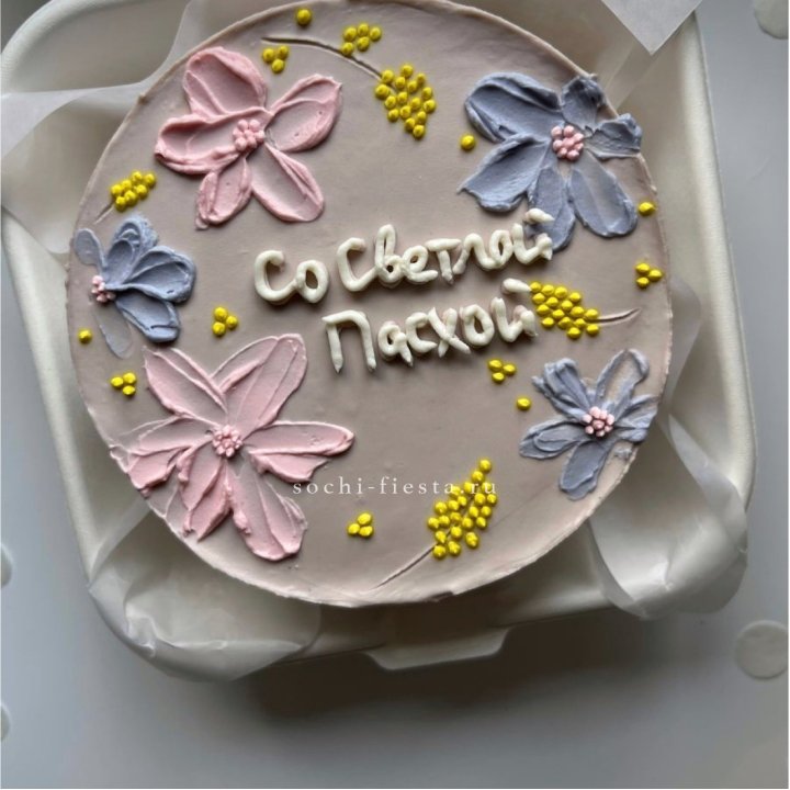 Бенто-торт "Светлой Пасхи" 3 в Балашихе