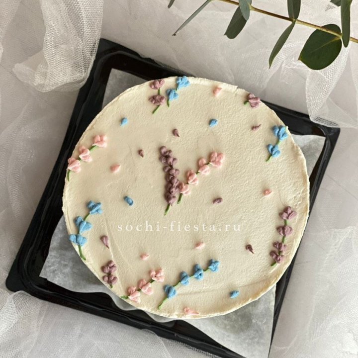 Бенто-торт "Лаванда" в Балашихе