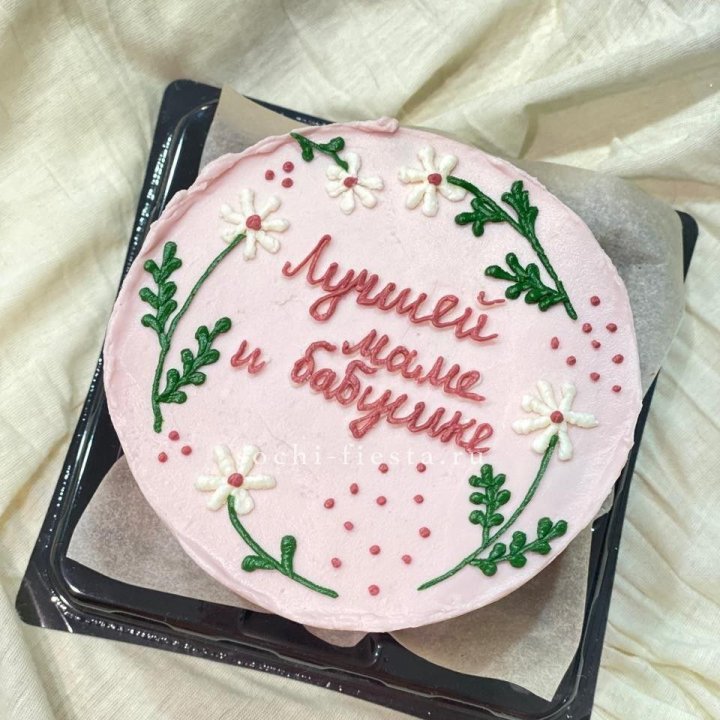 Бенто-торт "Лучшей маме и бабушке"  в Балашихе