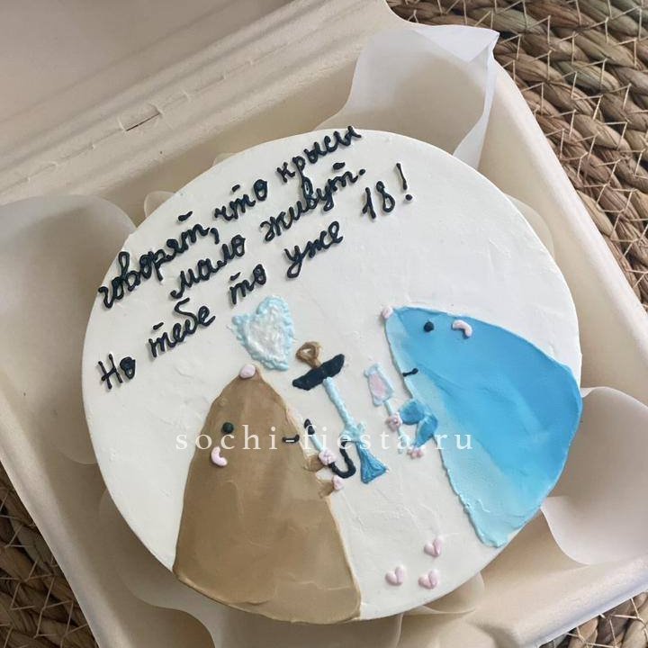 Бенто-торт "Крысы"  в Балашихе