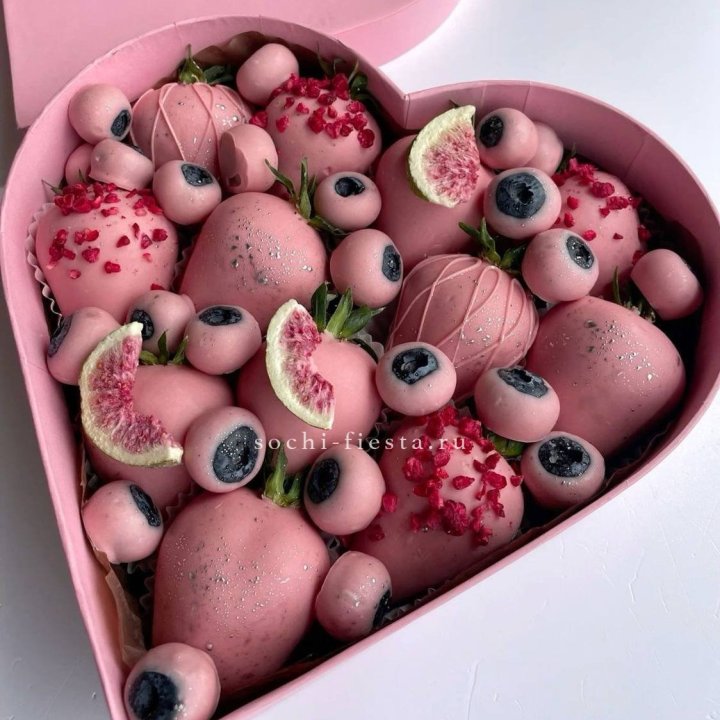 Клубника в шоколаде Сердце в Балашихе