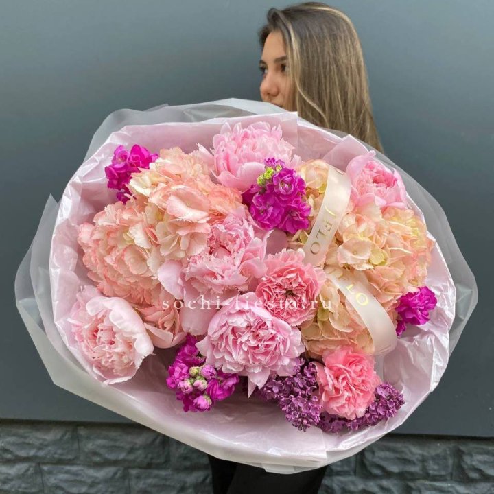  Букет "Фловер пионс" в Балашихе