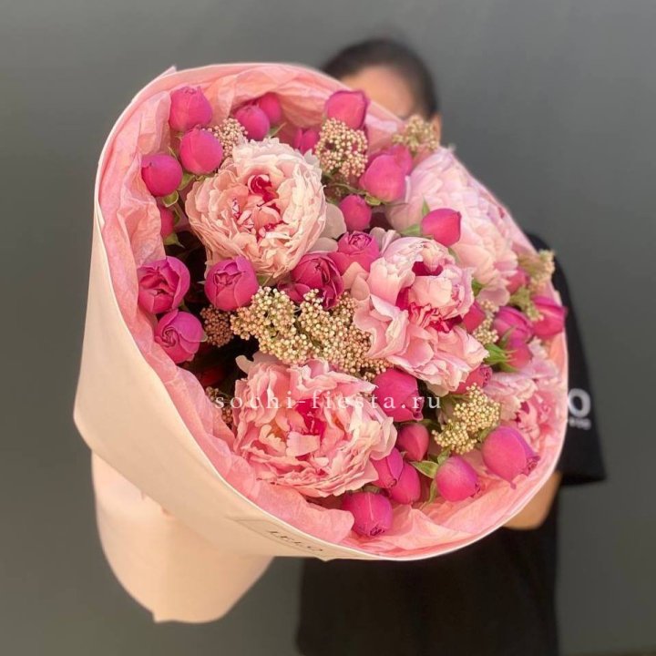  Букет с пионами "Преференс" в Балашихе