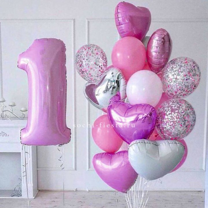 Набор шаров "С днем рождения" в Балашихе