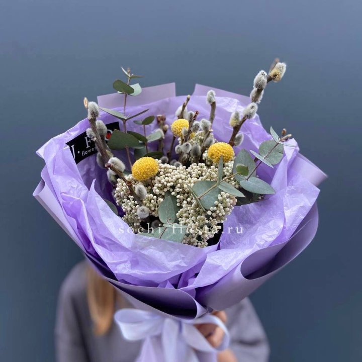 Букет с Вербой №1 в Балашихе