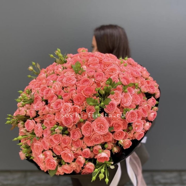 101 кустовая роза Барбадос в Балашихе