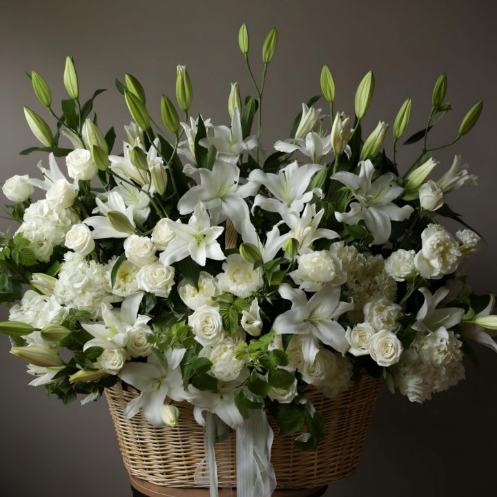 Цветочная корзина макси №3 в Балашихе