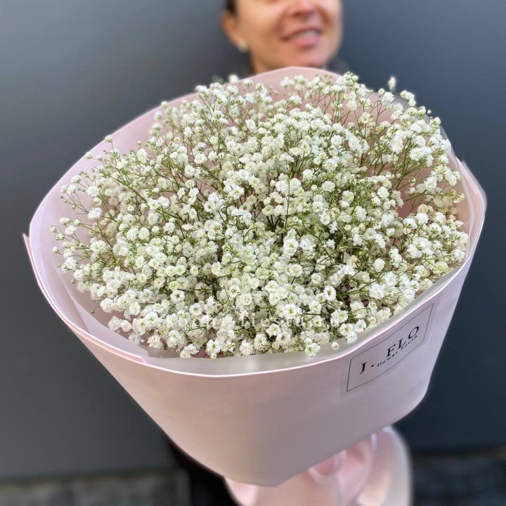 11 белых гипсофил в фоамиране в Балашихе