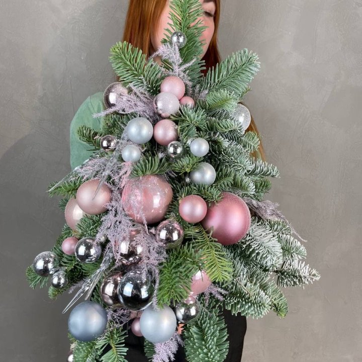 Новогодняя елочка "Розе голд" в Балашихе