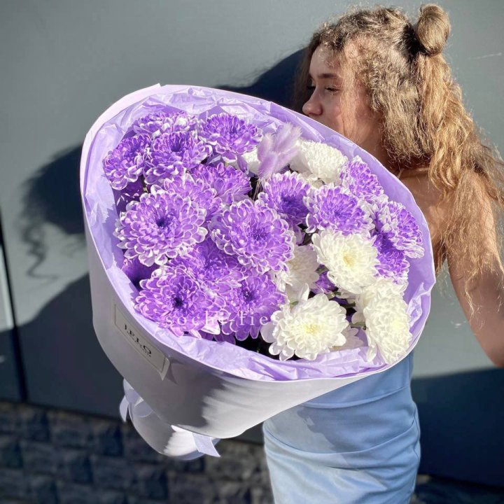  Букет хризантем "Сирена" в Балашихе