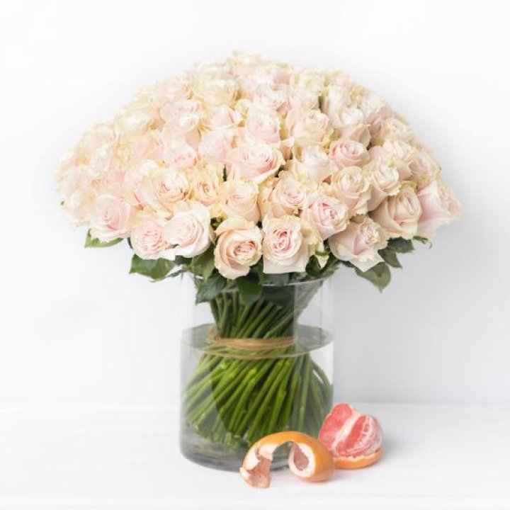 101 кремовая роза в Балашихе