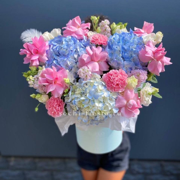 Коробка с цветами "Лемия" в Балашихе