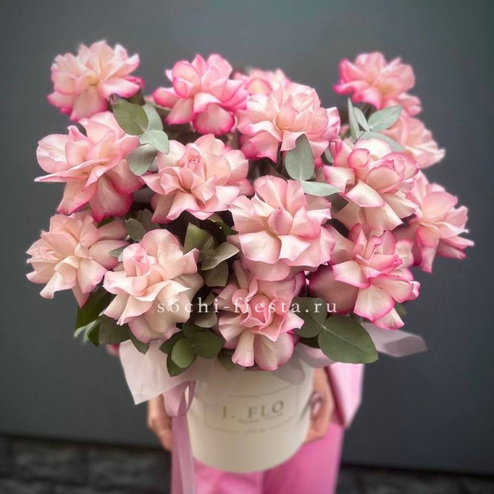 17 Французских  роз Венди в боксе в Балашихе