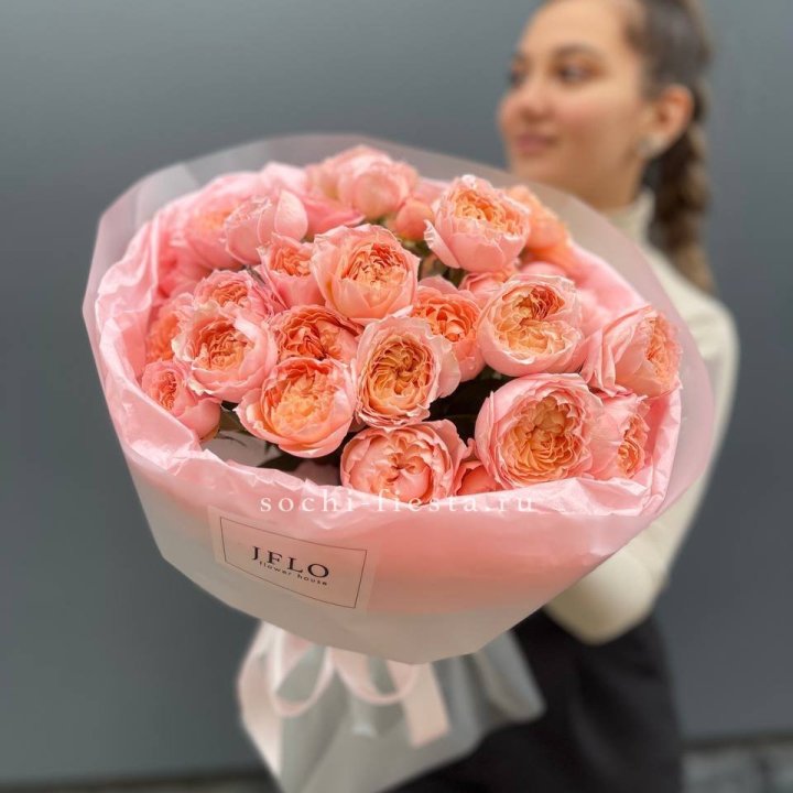 Букет из пионовидных роз Джульетта в Балашихе