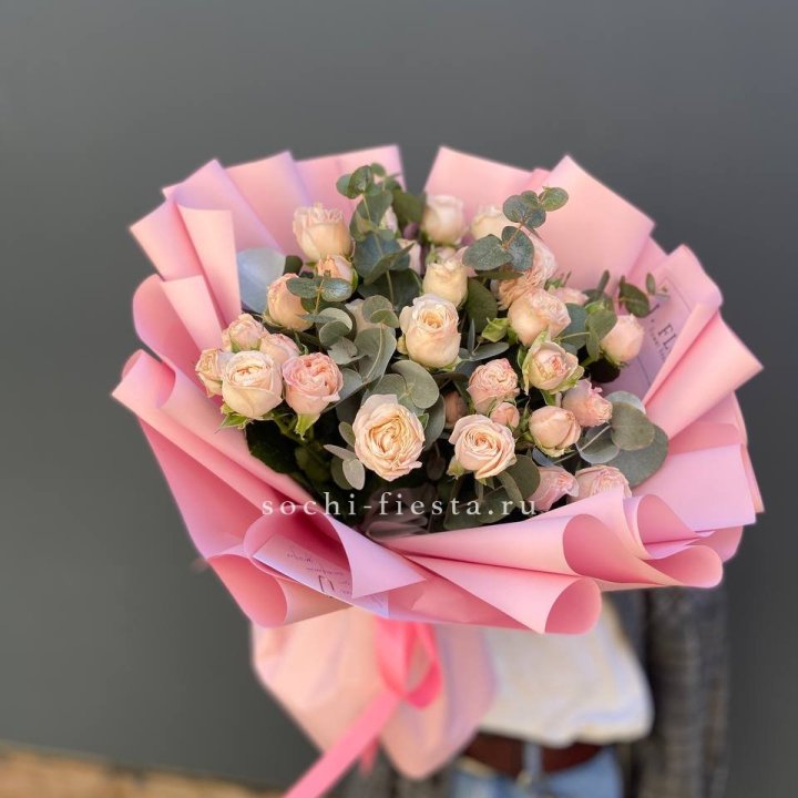 Букет пионовидных роз Cute Love в Балашихе