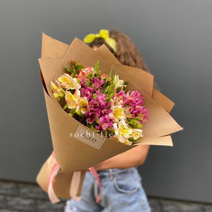 Альстромерии в крафте в Балашихе