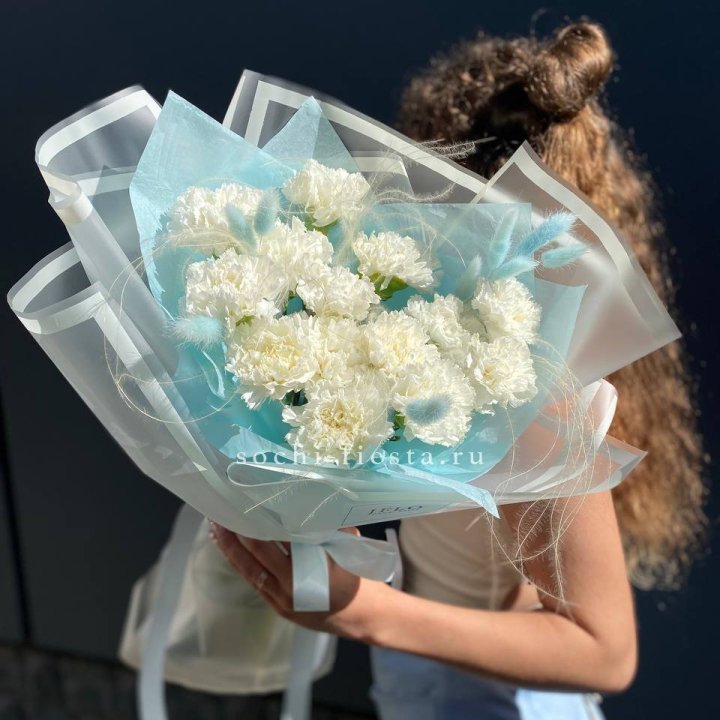 Воздушный букет из диантусов  в Балашихе