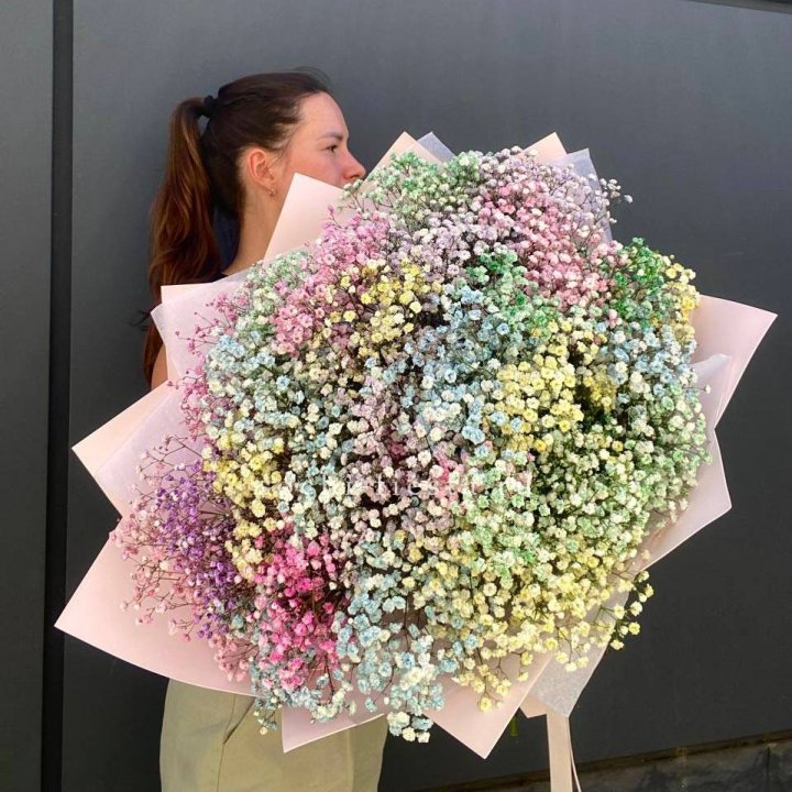 Пышный букет из гипсофил  в Балашихе