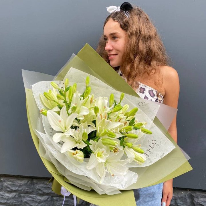 Букет  лилий "Изумруд" в Балашихе