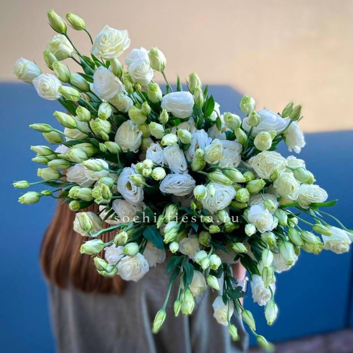 Охапка эустомы в Балашихе