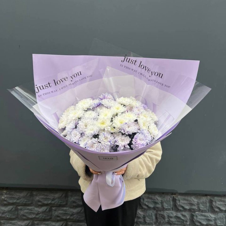 9 воздушных хризантем в Балашихе