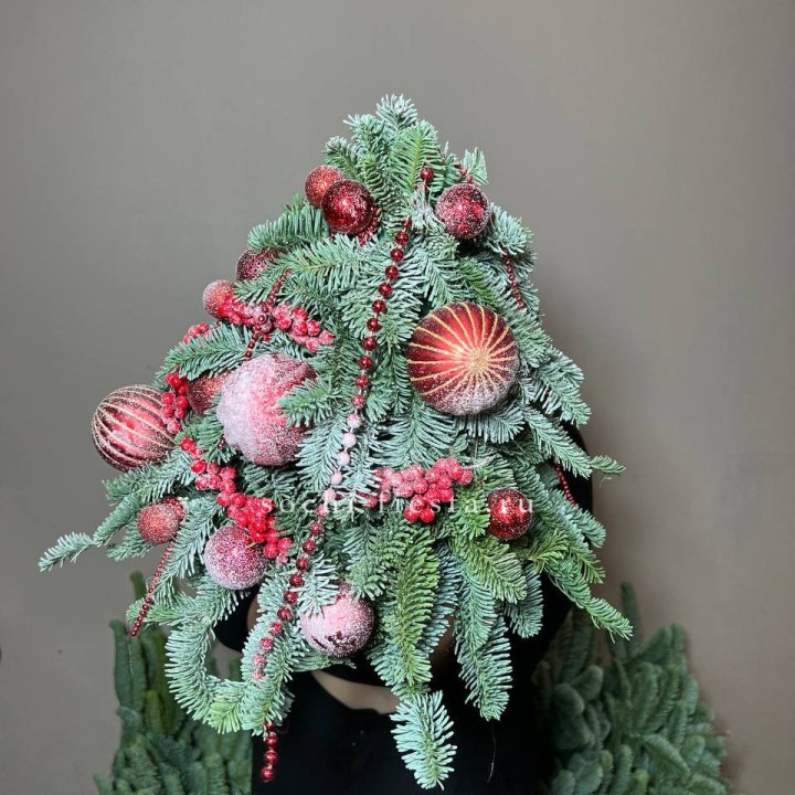 Ёлка красная в Балашихе