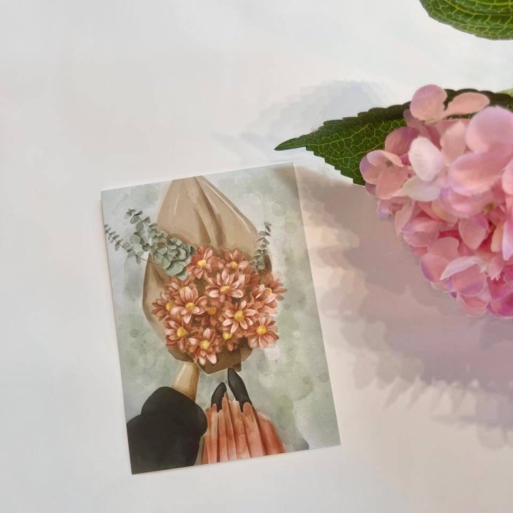 Открытка к букету "Букет" в Балашихе