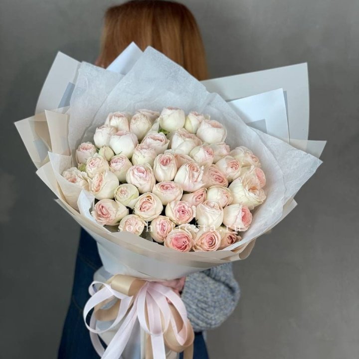 Букет пионовидных роз Пур лав в Балашихе