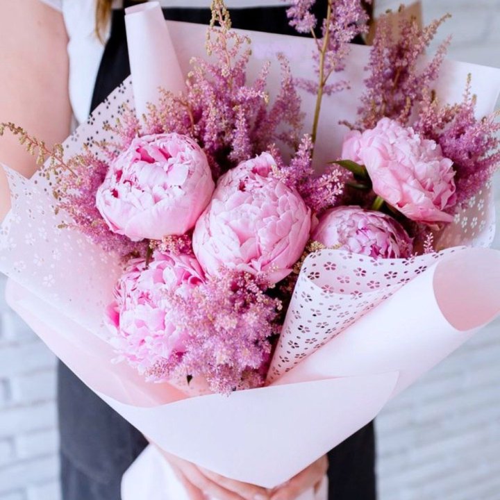 Букет пионов "Мелиса" в Балашихе