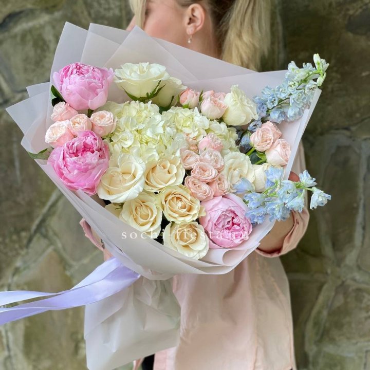 Букет с пионами "Богема" в Балашихе